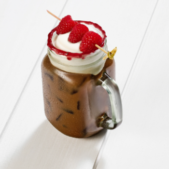 SPIKED RASPBERRY WHITE CHOCOLATE COLD BREW